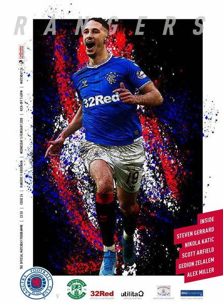 Rangers Football Club Matchday Programme – Rangers v Hibernian – 5 February 2020