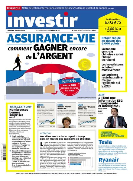 Investir – 8 Fevrier 2020