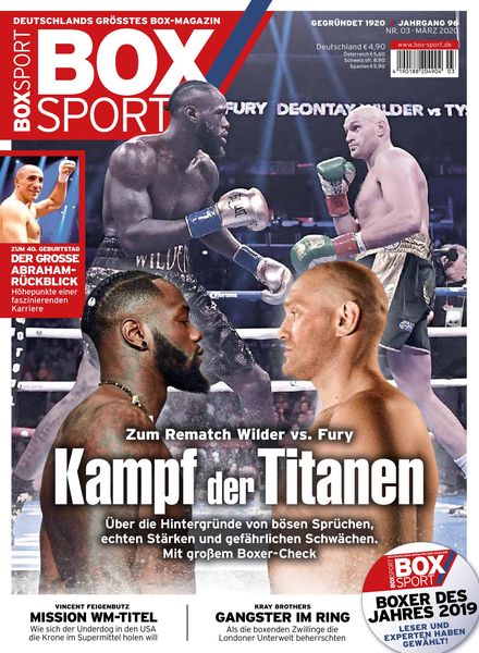 BoxSport – Marz 2020