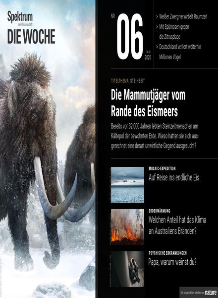 Spektrum Die Woche – 07 Februar 2020