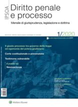 Diritto Penale e Processo – Gennaio 2020