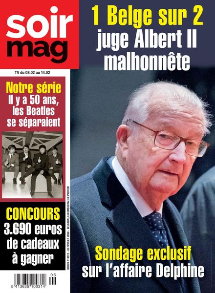 Le Soir Magazine – 08 fevrier 2020