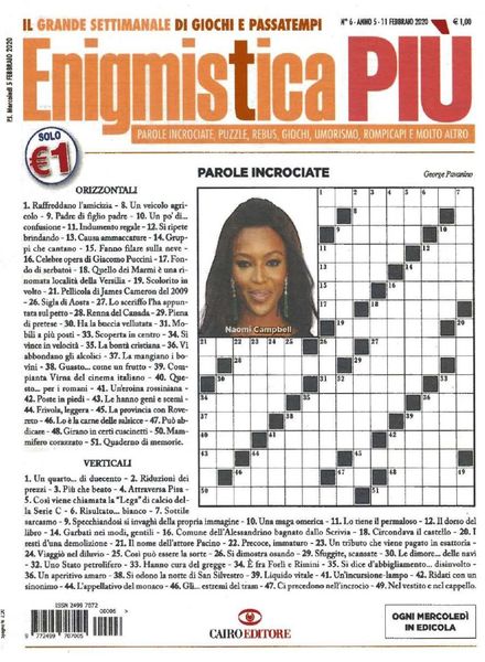 Enigmistica PIU – 11 Febbraio 2020