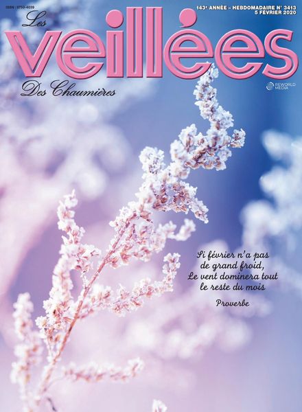 Les Veillees des chaumieres – 05 fevrier 2020