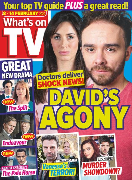 What’s on TV – 08 February 2020