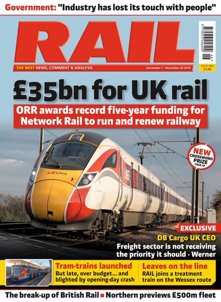 Rail – Issue 865 – November 7, 2018
