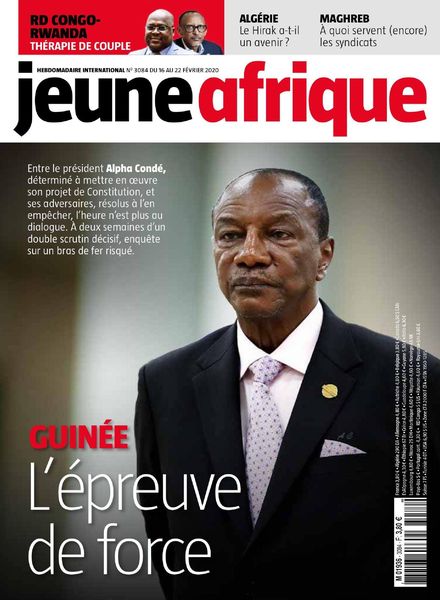 Jeune Afrique – 16 Fevrier 2020