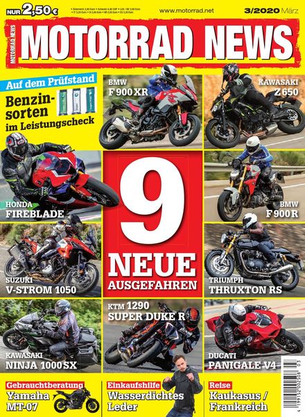 Motorrad News – Marz 2020