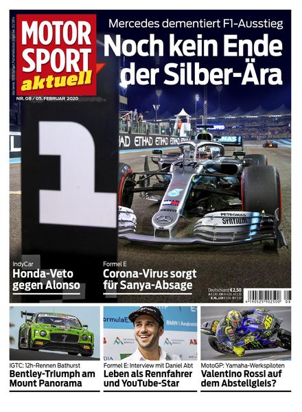 Motorsport Aktuell – 04 Februar 2020