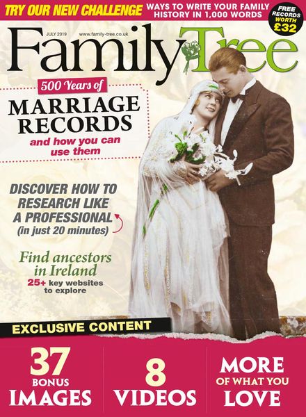 Family Tree UK – July 2019