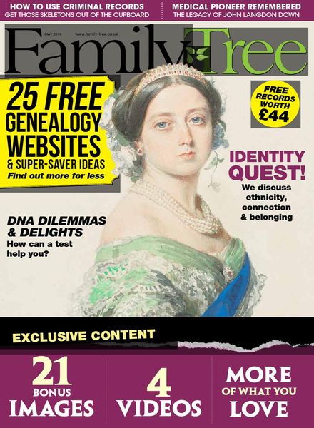 Family Tree UK – May 2019