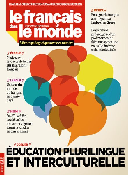 Le francais dans le monde – janvier 2020