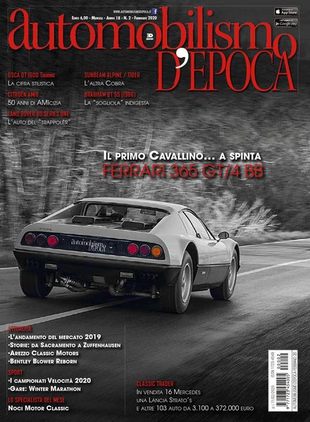 Automobilismo d’Epoca – Febbraio 2020