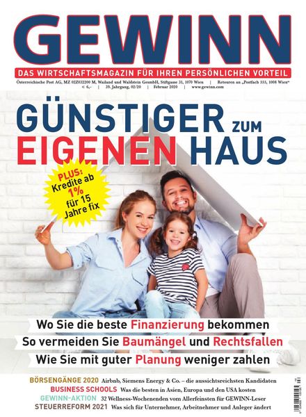 Gewinn – Februar 2020
