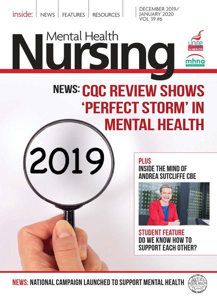 Mental Health Nursing – December 2019 – January 2020