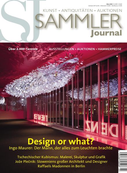 Sammler Journal – Marz 2020