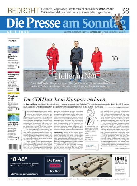 Die Presse am Sonntag – Februar 2020