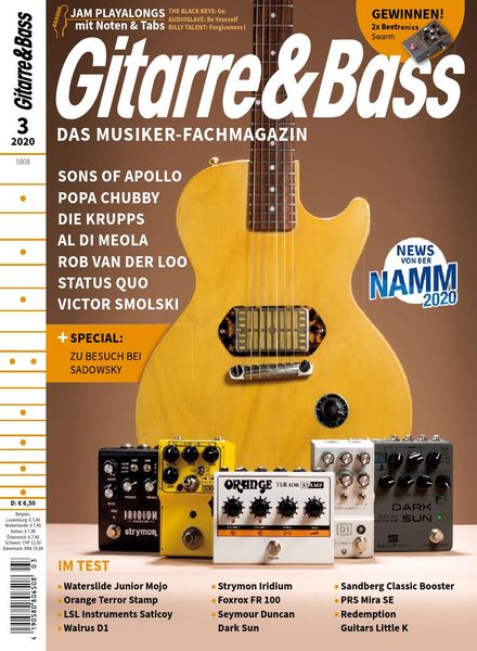 Gitarre & Bass – Februar 2020
