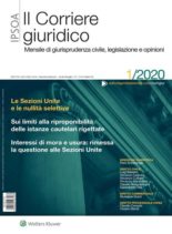 Il Corriere Giuridico – Gennaio 2020