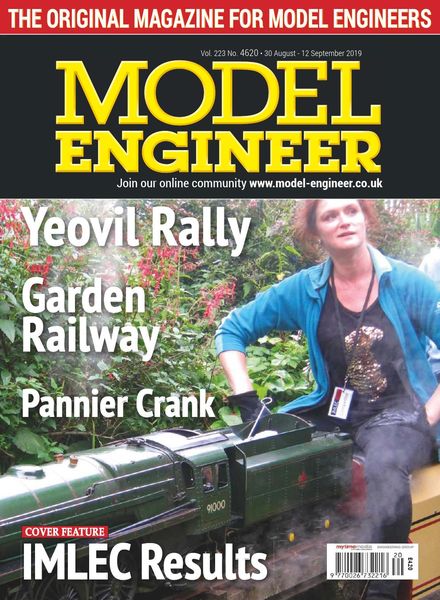 Model Engineer – Issue 4620 – 30 August 2019