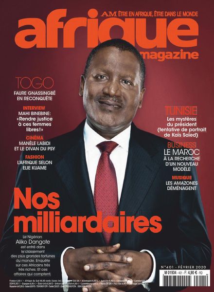 Afrique Magazine – fevrier 2020