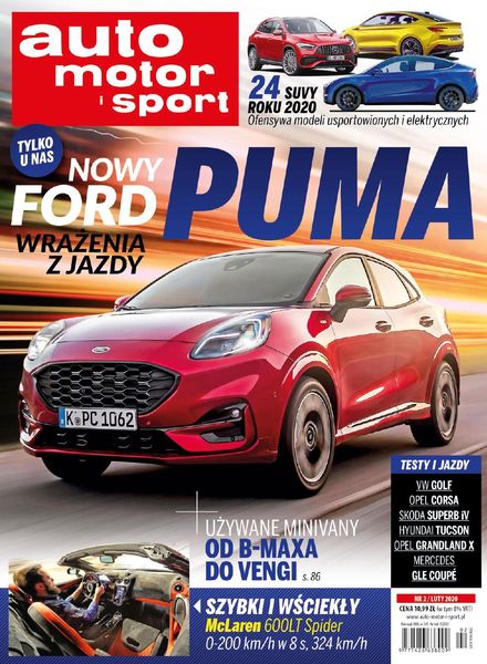 Auto Motor i Sport Poland – Luty 2020