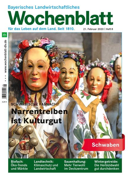 Bayerisches Landwirtschaftliches Wochenblatt Schwaben – 20 Februar 2020