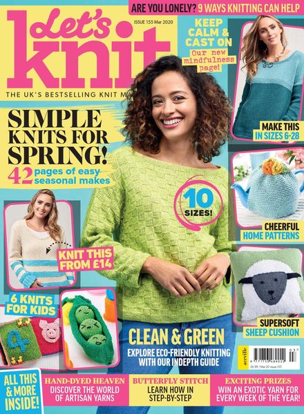 Let’s Knit – Issue 155 – March 2020