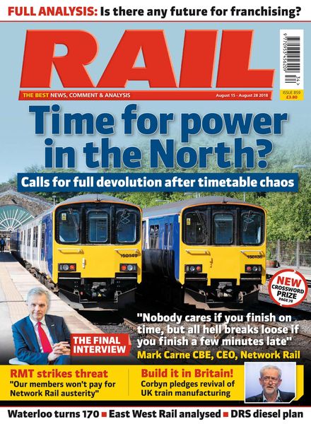 Rail – Issue 859 – August 15, 2018