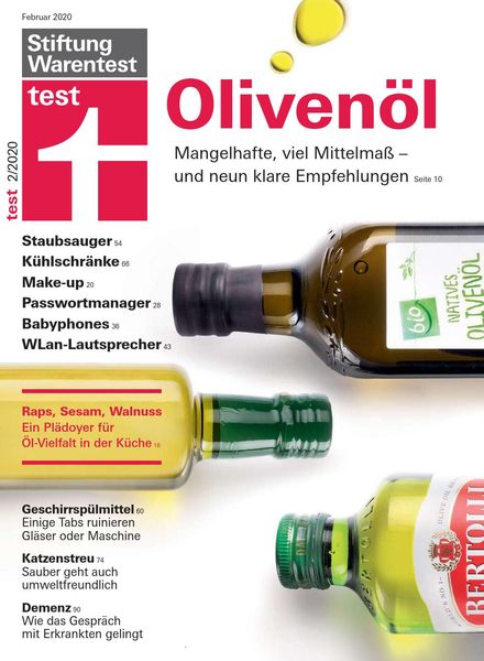 Stiftung Warentest Test – Februar 2020