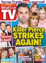 What’s on TV – 22 February 2020