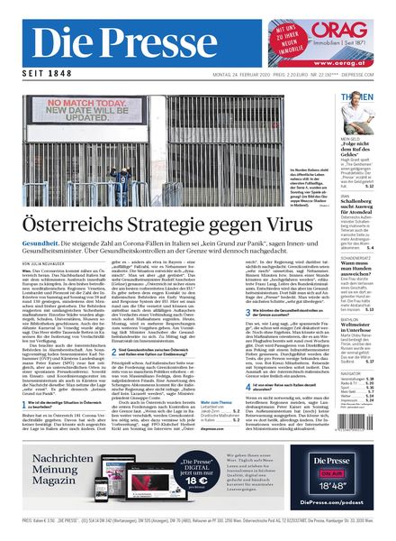 Die Presse – Februar 2020