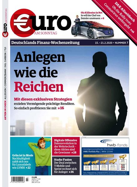 Euro am Sonntag – 15 Februar 2020