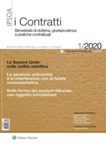 I Contratti – Gennaio 2020