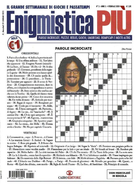 Enigmistica PIU – 4 Febbraio 2020