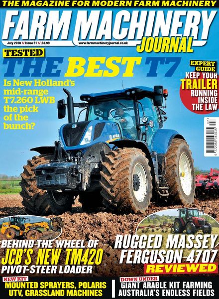 Farm Machinery Journal – July 2018