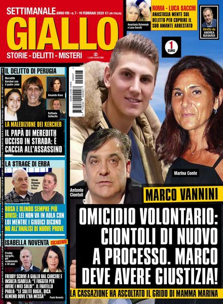Giallo – 19 Febbraio 2020
