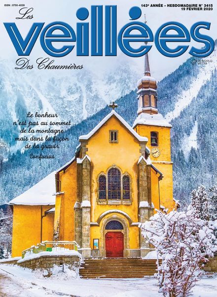 Les Veillees des chaumieres – 19 fevrier 2020