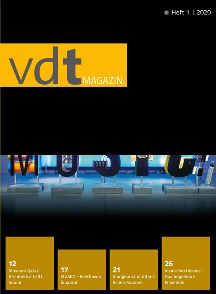 Vdt Magazin – Nr.1 2020