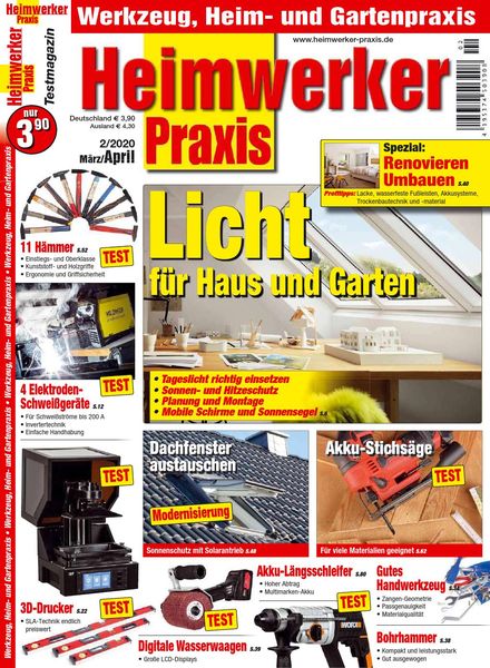 Heimwerker Praxis – Marz-April 2020