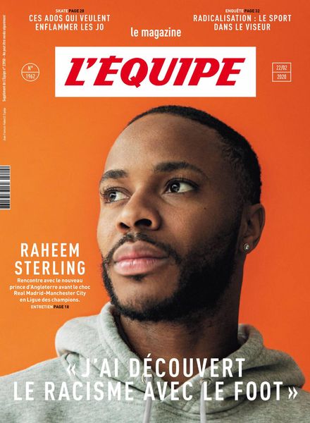L’Equipe Magazine – 22 Fevrier 2020