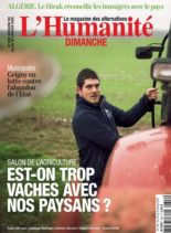L’Humanite Dimanche – 20 Fevrier 2020