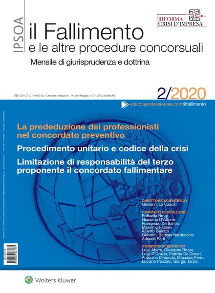 Il Fallimento – Febbraio 2020
