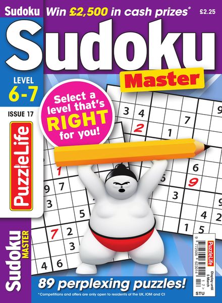 PuzzleLife Sudoku Master – Issue 17 – February 2020