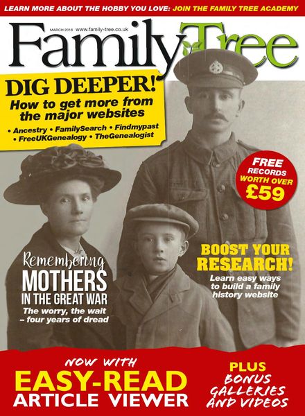 Family Tree UK – March 2018