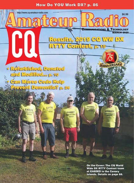 CQ Amateur Radio – March 2020