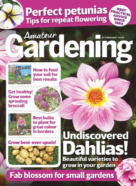Amateur Gardening – 29 February 2020
