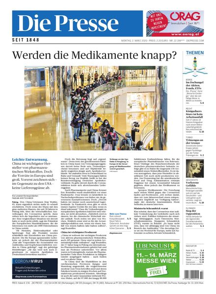 Die Presse – Marz 2020