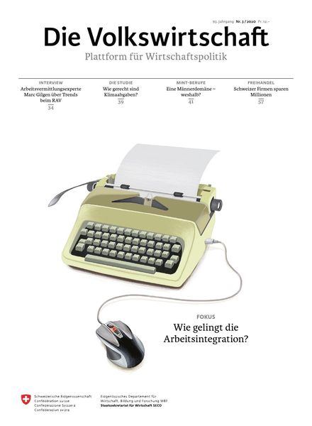 Die Volkswirtschaft – Februar 2020