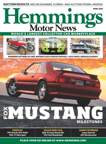 Hemmings Motor News – April 2020